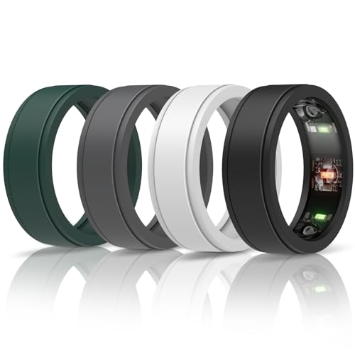 SZJCLTD プロテクター4個パック 傷防止シリコンカバー Oura Ring Gen 3 スマートリング用 ワークアウトジムの商品画像（Amazon）