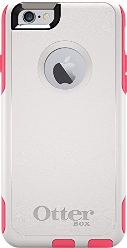 OTTERBOX Commuter Series iPhone 6/6s Case - Retail Packaging - NEON Rose (Whisper White/Blaze Pink)