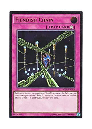 Amazon.co.jp: 遊戯王 英語版 AP08-EN003 Fiendish Chain デモンズ 