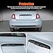 Car Rear Trunk Lid Cover Trim 1pc Fit for Fiat 500 2010 2011 2012 2013 2014 2015 2016 2017 2018 2019 2020 2021 2022 2023 2024 2025 2026+ Car Rear Door Lid Trim Strip Real Carbon Fiber