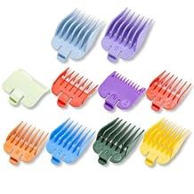 Professional Hair Clipper Guards For Wahl 10PCS,Guards For Clippers 1/16" To 1" Barber Guards Clippers Barber Accessories For Wahl Clipper Guards Set Wahl Premium Guards For Most Wahl Clippers