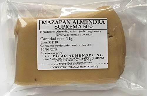 El Viejo Almendro Masa de Mazapán de Almendra Suprema 1 kg