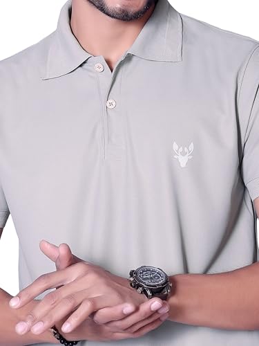 Image of Men's Premium Polo T-Shirt | Classic Collar | Smooth Finish | Half Sleeve Casual Wear (XS to 3XL)