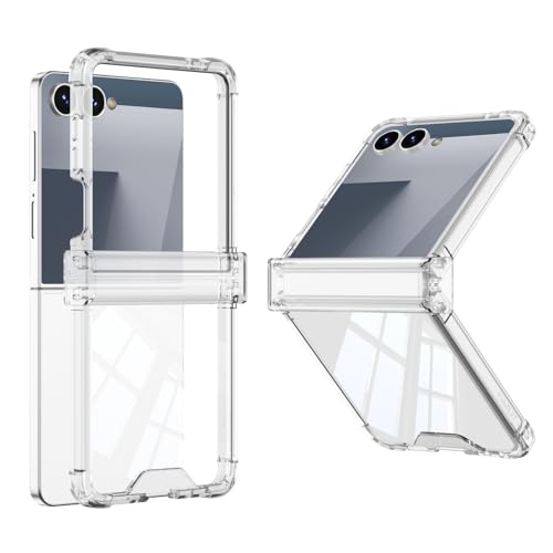 Coque Samsung Galaxy Z Flip 8 transparente avec protection charnière intégrée