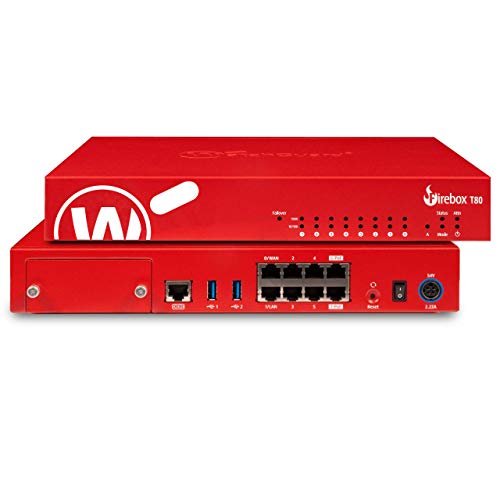 Trade Up To Watchguard Firebox T80 Security Appliance With 3-Yr Basic Security Suite (Wgt80413-Us) #TOP17
