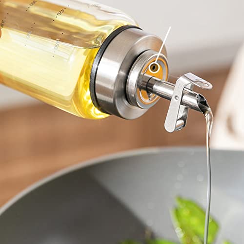 Botella de aceite de vidrio RJJ de 500ml (pack de 2) para cocina doméstica 6