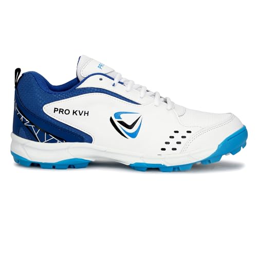 Image of PRO KVH Plus Cricket Shoes for Men|Lightweight & Durable All-Round Performance Cricket Shoes|PVC Studs Spikes Sports Shoe for Unisex