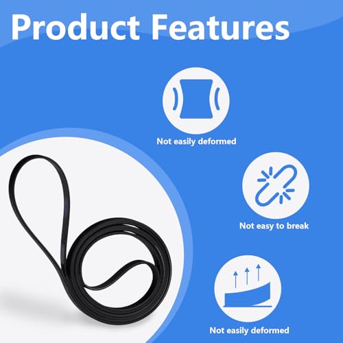 Suysion Keilrippenriemen Trockner 1971 PH 7 – Ersatz-Antriebsriemen Trockner 136603300/7 1366033007 kompatibel mit AEG 00416582 416582 Bosch Siemens