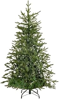 Dellonda Realistic Artificial 5ft/150cm Hinged Christmas Tree with 750+ PE Tips & PVC Interior - DH44