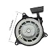 ziehen String Rückstoßstarter Kompatibel mit Briggs & Stratton Sprint Engine 499706 690101 Seilzugstarter Generator