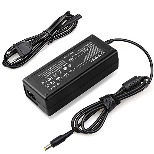 BIUBOTY Ładowarka zasilacza 12 V, 5 A, 60 W, do monitorów telewizyjnych, kamer, odtwarzaczy DVD, monitorów LCD, TFT, NAS, HD, zewnętrznych routerów, koncentratorów, zasilaczy sieciowych