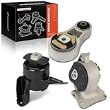 A-Premium 3PCS Engine Motor Mount and Transmission Mount and Torque Strut Mount Kit Compatible with Ford 2010-2012 Fusion & Mercury 2010-2011 Milan, 3.0L