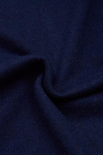 Image of JENNIE LIU Women's 100% Pure Cashmere Crew Neck Sweater, Tight Knit Cozy Soft Hand Washable Long Sleeve Pullover