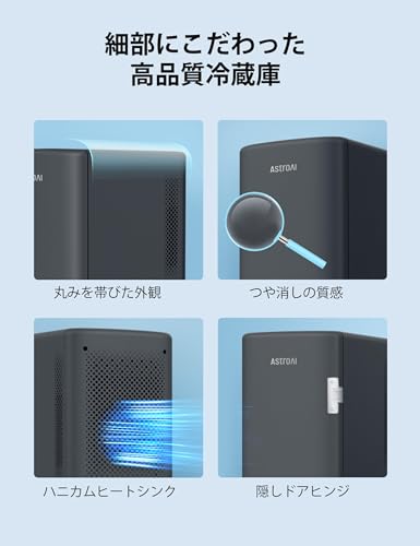 AstroAI ミニ冷蔵庫 6L バージョン2.0