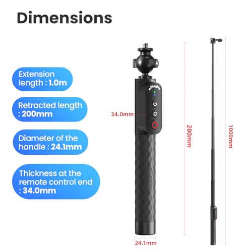 Poste de Extensión de Buceo Impermeable con mando a distancia para X3 5