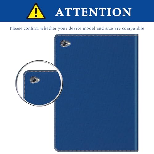 Coque Blackview Tab 15 anti-choc étui cuir bleu 2022 robuste - 2
