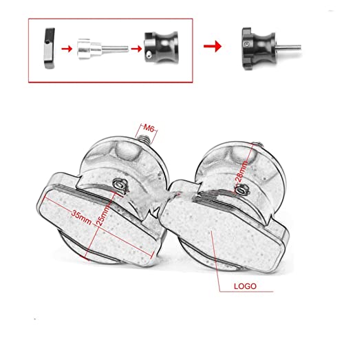 Bobines de bras oscillant 6mm évitez les rayures sur Benelli Leoncino 500 - 3