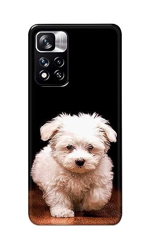 Image of PRINTFIDAA� Printed Hard Back Cover Case for Mi Xiaomi 11i 5G | Xiaomi 11i HyperCharge 5G Back Cover (Puppy Dog) -2808