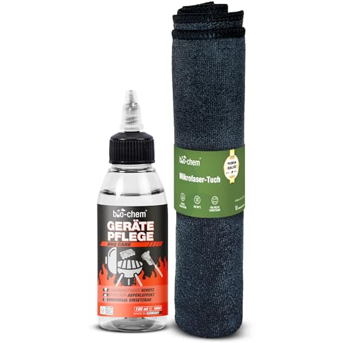bio-chem Gerätepflege Imprägnier-Spray Wartung für Gartengeräte 100 ml + Premium-Mikrofasertuch