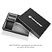 JS NOVA JUNS Valet Tray, 5 Compartments PU Leather Dresser Valet Organizer for Watches and Jewelry
