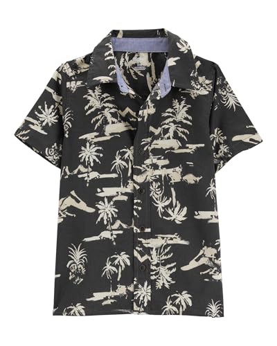 Image of OshKosh B'Gosh Boys Short Sleeve Woven Buttonfront Shirt