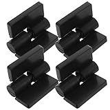 GALPADA 4 Stück Nylonscharniere für Schwingtüren Rostfrei für Trennwände in Öffentlichen Toiletten und Duschräumen Robuste Ausführung