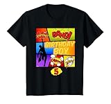 Super Hero Shirts for 5th Birthday