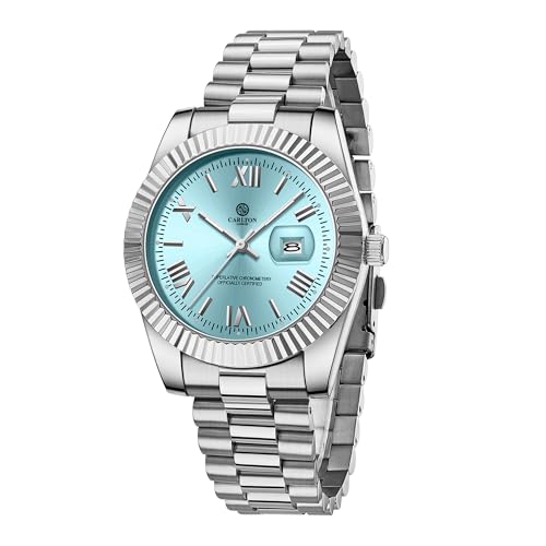 Image of Carlton London Harper Women Analog Watch, Round Dial, Stainless Steel Strap, Quartz Movement, Rose Gold Finish, 30M Water Resistant |