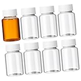 HOLIDYOYO 10Pcs Container Bottles Versatile Storage for Pills and Herbal Medicine Airtight Screw Lid for Clean Convenient Use