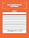 Low Vision Paper Notebook: Bold Line White Paper For Low Vision,Visually Impaired,Great for Students,Work,Writers,School,Note taking