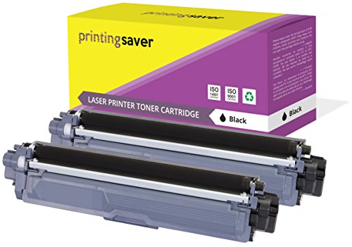 Printing Saver 2 czarne tonery premium kompatybilne z TN-241BK do Brother MFC-9140CDN MFC-9330CDW MFC-9340CDW DCP-9015CDW DCP-9020CDW HL-3140CW HL-3142CW HL-3150CDW HL-3152CDW HL-3170CDW HL-3172CDW