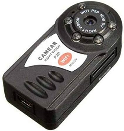 Bieber SPY Mini Portable P2P WiFi IP Camera USB Reader. Indoor/Outdoor HD DV Hidden Spy Cam era Video Recorder Security Support iPhone/Android Phone/iPad/PC Remote View with Free Charger