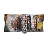 Étui à lunettes : Fabriqué en cuir PU de haute qualité, cet étui convient à la plupart des tailles de lunettes. Sa doublure en tissu épais offre une protection optimale contre les rayures. Doux et lisse, il préserve vos lunettes des rayures et assure une protection maximale.