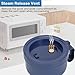 Unbreakable Microwave Soup Mugs with Lids and Handles,Microwave Ramen Bowl with Lid for Soup and Instant Noodles,Oatmeal, Gumbo, Salad,BPA Free (Sapphire Blue)
