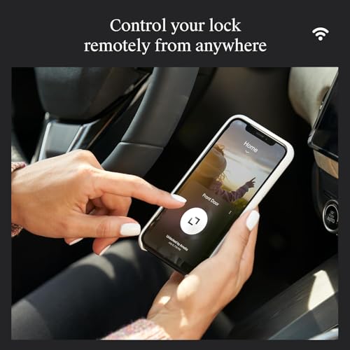 Level Lock+ WiFi Deadbolt Smart Lock - World's Smallest Smart Lock Plus Apple Home Key - Lock/Unlock Anywhere - Level App for iOS & Android - Works with Apple Home, Alexa, GoogleHome (Satin Nickel) thumbnail 7