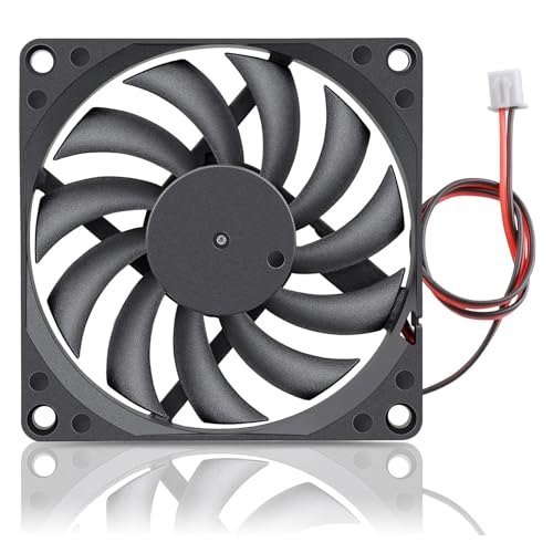 Ventilador PC 80mm de doble rodamiento de bolas para refrigeración de CPU 24V 4