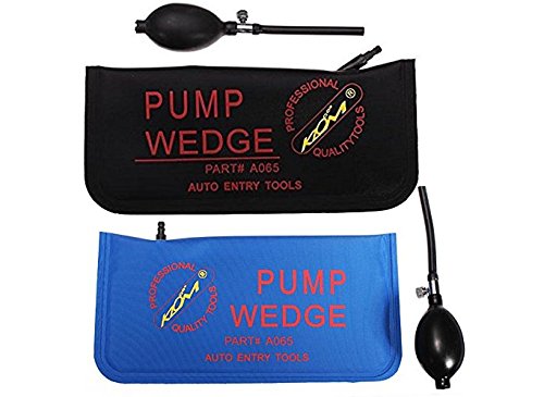 2 Pcs Air Wedge Alignment Tool Inflatable Shim Tool Sets ( Blue+Black)