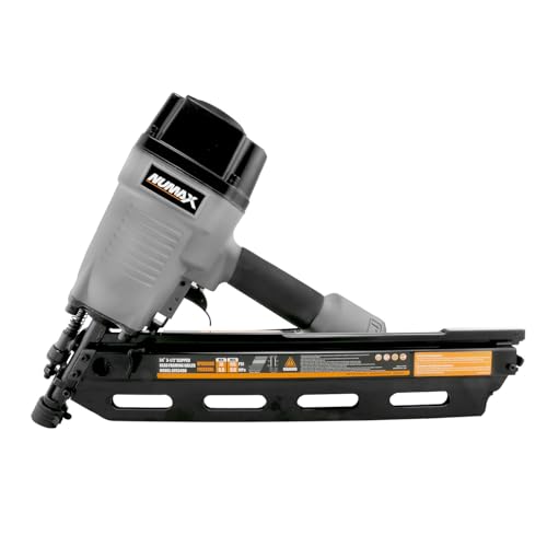 Numax 34 Degree Clipped head 3-1/2" Pneumatic Clip Head Framing Nailer | Anti-Dry-Fire, Dual Trigger, Depth Adjust, No Mar Tip, Lightweight & Durable Design | SFR3490 thumbnail 2