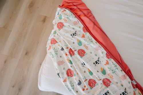 Image of Copper Pearl Jumbo 3-Layer Baby Blanket: Soft Baby Quilts for Boys and Girls | Breathable, Cozy, Toddler Blanket | Baby Quilt for Newborns | 46x46 Premium Polyester /Rayon | Farmstead