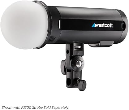 Westcott Diffusion Dome for FJ80, FJ80v2, FJ80-SE Universal Speedlight (Twist Lock & Magnetic Compatible)