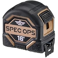 Spec Ops Tools 16' Double-Sided Blade Tape Measure w/ Military-Grade Composite Case (SPEC-TM16)