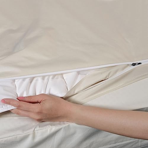 Softsan Kissen Encasing aus Bio Baumwolle | Anti Milben Schutzbezug | Weltneuheit | Viele Größen (40 x 80 cm)