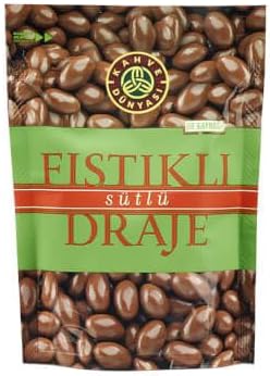Coffee World Pistachio Dragee, Milk Chocolate 120g