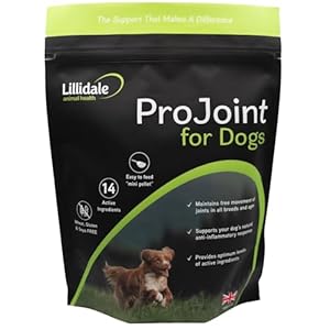 Lillidale ProJoint – Premium Anti-Inflamatory Dog Joint Supplement 500g -14 Active Ingredients include Green-Lipped Mussel, Chondroitin, Glucosamine, Collagen Matrix & Curcumin. Recommended by Vets