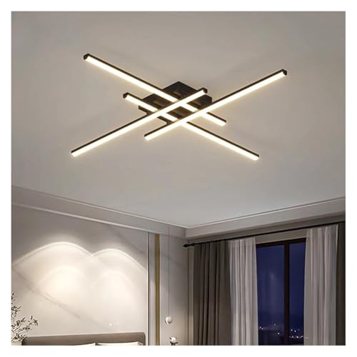 Plafonnier LED moderne minimaliste L85CM avec éclairage 3 couleurs pour le salon