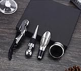 PRÉSENTATION SOIGNÉE: Coffret cadeau noir sophistiqué avec compartiments sur mesure pour chaque accessoire, vendu dans un emballage prêt à offrir.