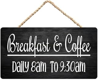 Everyday Business Signs - Custom Bed and Breakfast Choose Color Wood Welcome Inn - Rustic Wood Decor Home Office Farmhouse Porch Shop Funny Wooden Hanging Plaque B&B Welcome Decor6X12 Inch