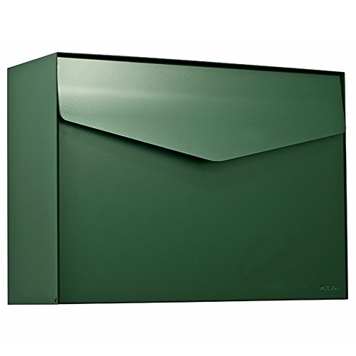 Preisvergleich Produktbild MEFA Briefkasten Letter (112) Moosgrün RAL 6005 Wandbriefkasten