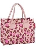reisenthel daily shopper XS – mniejsza wersja naszego nowoczesnego, opływowego koszyka na zakupy – praktyczna prostokątna torebka Crossbody., Smiley Leo Blush, Klein bis Mittelgroß