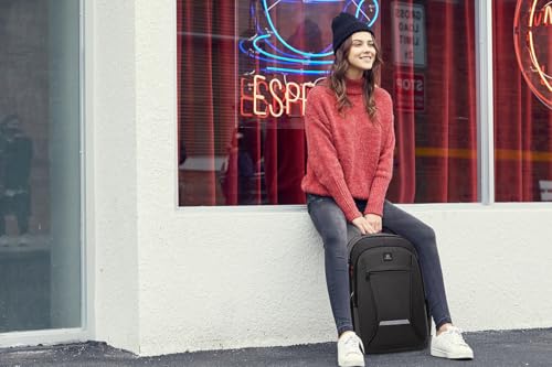 Cafele Laptop-Rucksack, Schulrucksack mit 17,3-Zoll-Laptopfach & USB-Ladeanschluss für Beruf und Reisen, Fashion-Rucksack für Damen und Herren-Grau